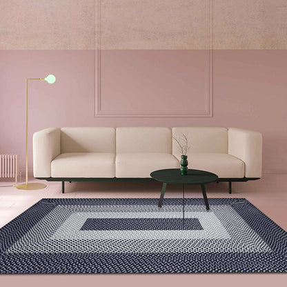 Frendorf | Unique Rustieke Vloerkleed Katoenen Geometrisch Patroon Vloerkleed Wasbaar Huisdiervriendelijk Antislip Tapijt voor Woonkamer
