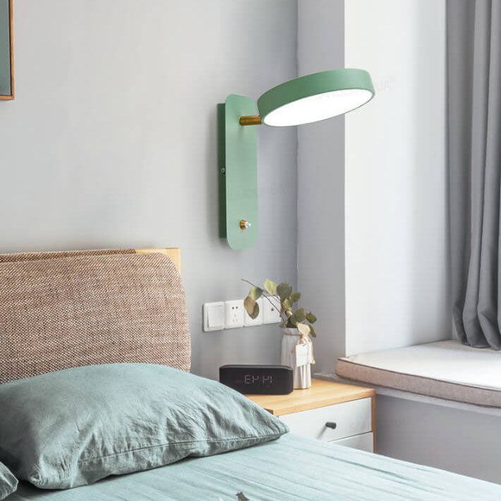 Frendorf | IllumiTurn – Nordic LED Drehbare Wandleuchte | Macaron Design | Verstellbare Beleuchtung