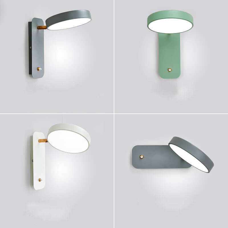 Frendorf | IllumiTurn – Nordic LED Drehbare Wandleuchte | Macaron Design | Verstellbare Beleuchtung