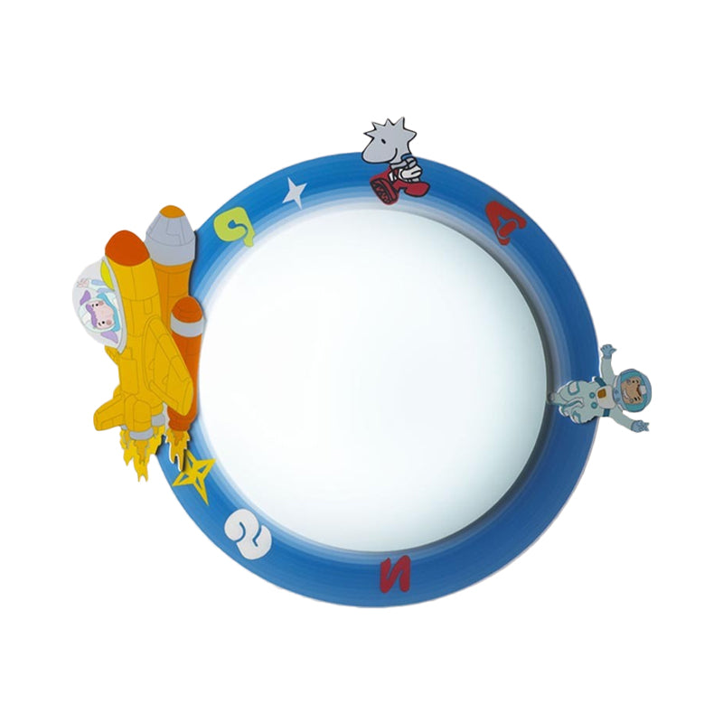 Slim Panel Stillzimmer Wand Sconce Acryl Modern Cartoon LED Wandleuchte