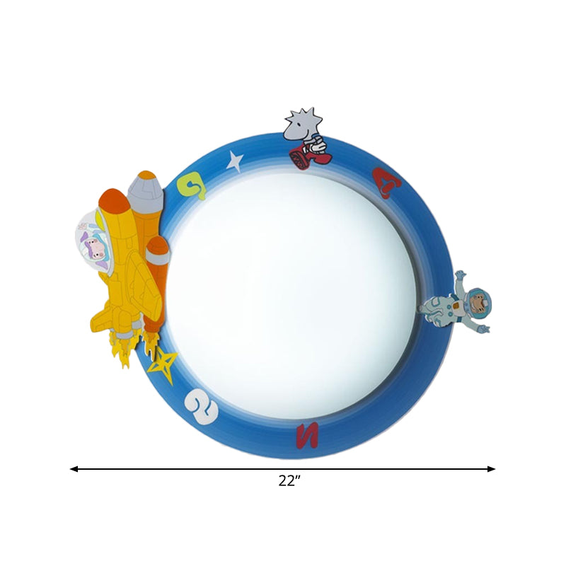 Slim Panel Stillzimmer Wand Sconce Acryl Modern Cartoon LED Wandleuchte