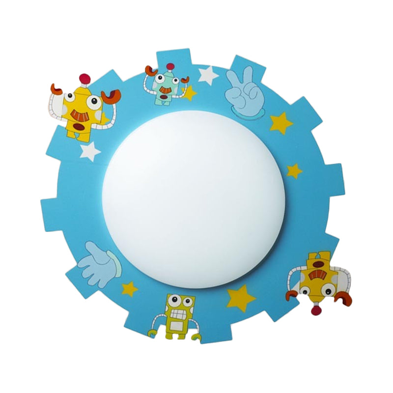 Slim Panel Stillzimmer Wand Sconce Acryl Modern Cartoon LED Wandleuchte