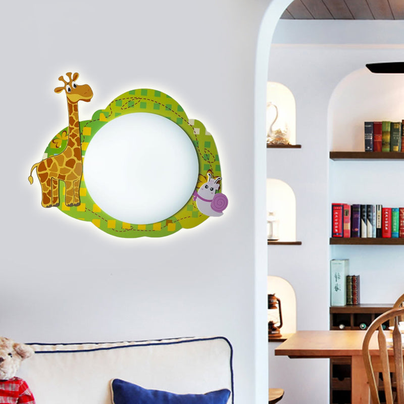 Slim Panel Stillzimmer Wand Sconce Acryl Modern Cartoon LED Wandleuchte