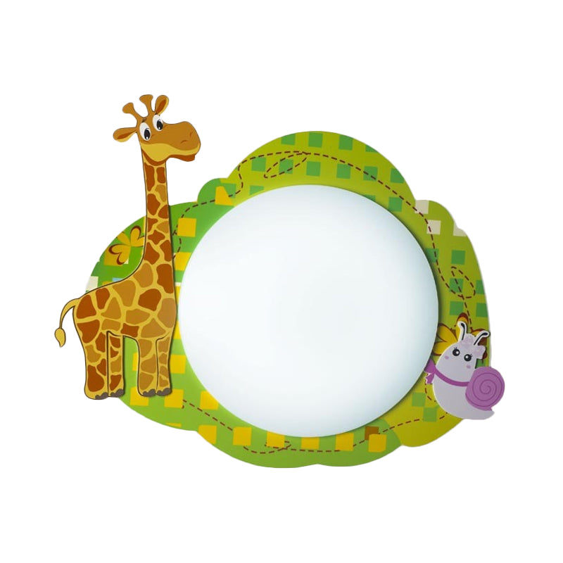 Slim Panel Stillzimmer Wand Sconce Acryl Modern Cartoon LED Wandleuchte