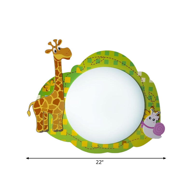 Slim Panel Stillzimmer Wand Sconce Acryl Modern Cartoon LED Wandleuchte