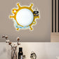 Slim Panel Stillzimmer Wand Sconce Acryl Modern Cartoon LED Wandleuchte