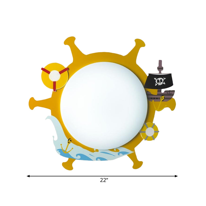Slim Panel Stillzimmer Wand Sconce Acryl Modern Cartoon LED Wandleuchte