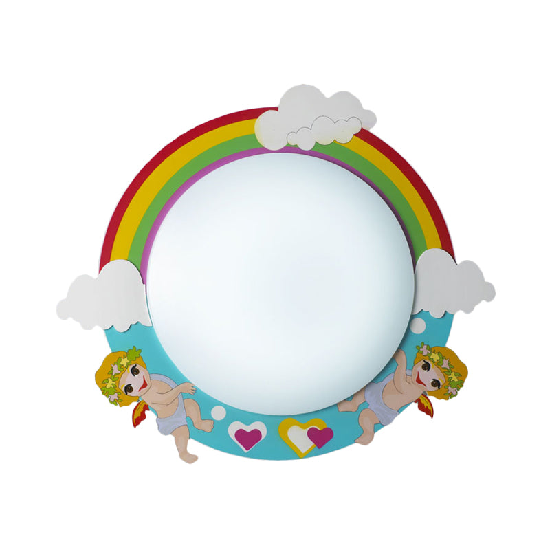 Slim Panel Stillzimmer Wand Sconce Acryl Modern Cartoon LED Wandleuchte