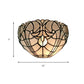 Frendorf | Traditionele Wandlamp Kom Met Gekleurd Glas 1 Kop Mini Wandverlichting Voor Woonkamer