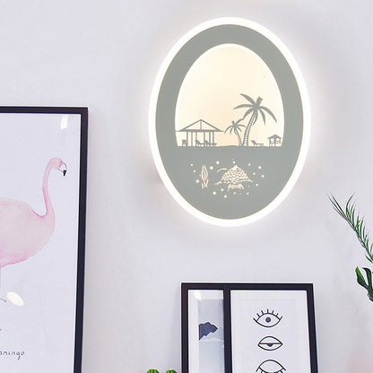 Frendorf | Woonkamer Restaurant Wandlamp Acryl Nordic Stil Sconceslamp in Witte Afwerking