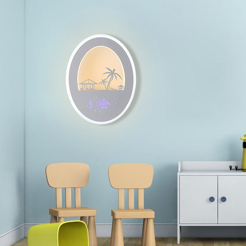 Frendorf | Woonkamer Restaurant Wandlamp Acryl Nordic Stil Sconceslamp in Witte Afwerking