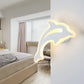 Frendorf | Lovely Animal Slim Wandleuchte Acryl Weiß LED Wandlicht für Pflegezimmer Kindergarten