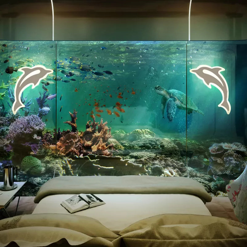 Frendorf | Lovely Animal Slim Wandleuchte Acryl Weiß LED Wandlicht für Pflegezimmer Kindergarten