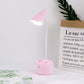 Augenfreundliche Flexible Gooseneck Schreibtischlampe Stifthalter Design LED USB Lade Leselampe in Blau/Rot/Weiß/Gelb