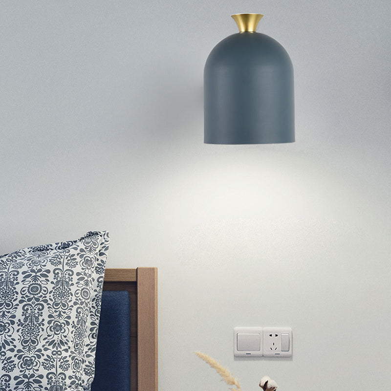 Frendorf | Kop Shade Eetkamer Wandlamp Metaal 1 Gloeilamp Nordische Stil Wandlampe mit Macaron Farbe