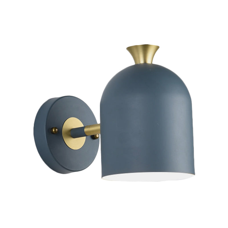 Frendorf | Kop Shade Eetkamer Wandlamp Metaal 1 Gloeilamp Nordische Stil Wandlampe mit Macaron Farbe