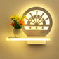 Frendorf | Volwassen Kind Slaapkamer Wandlamp met Plank Acryl Hedendaagse Wandlamp in Wit