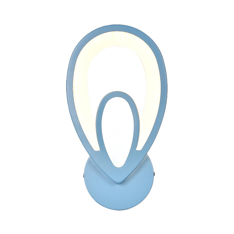 Frendorf | Kinderzimmer Treppen Wandlicht Acryl Metall Cartoons Wandlampe mit Bonbonfarbe