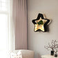 Frendorf | Kunstmatige Succulent Planten Wandlamp Metalen Steen Moderne Creatieve Wandlamp in Zwart voor Slaapkamer
