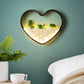 Frendorf | Kunstmatige Succulent Planten Wandlamp Metalen Steen Moderne Creatieve Wandlamp in Zwart voor Slaapkamer