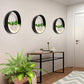 Frendorf | Mooie Big O Wandlamp Acryl Sconceslamp met Nepsucculent & Steen voor Woonkamer Slaapkamer