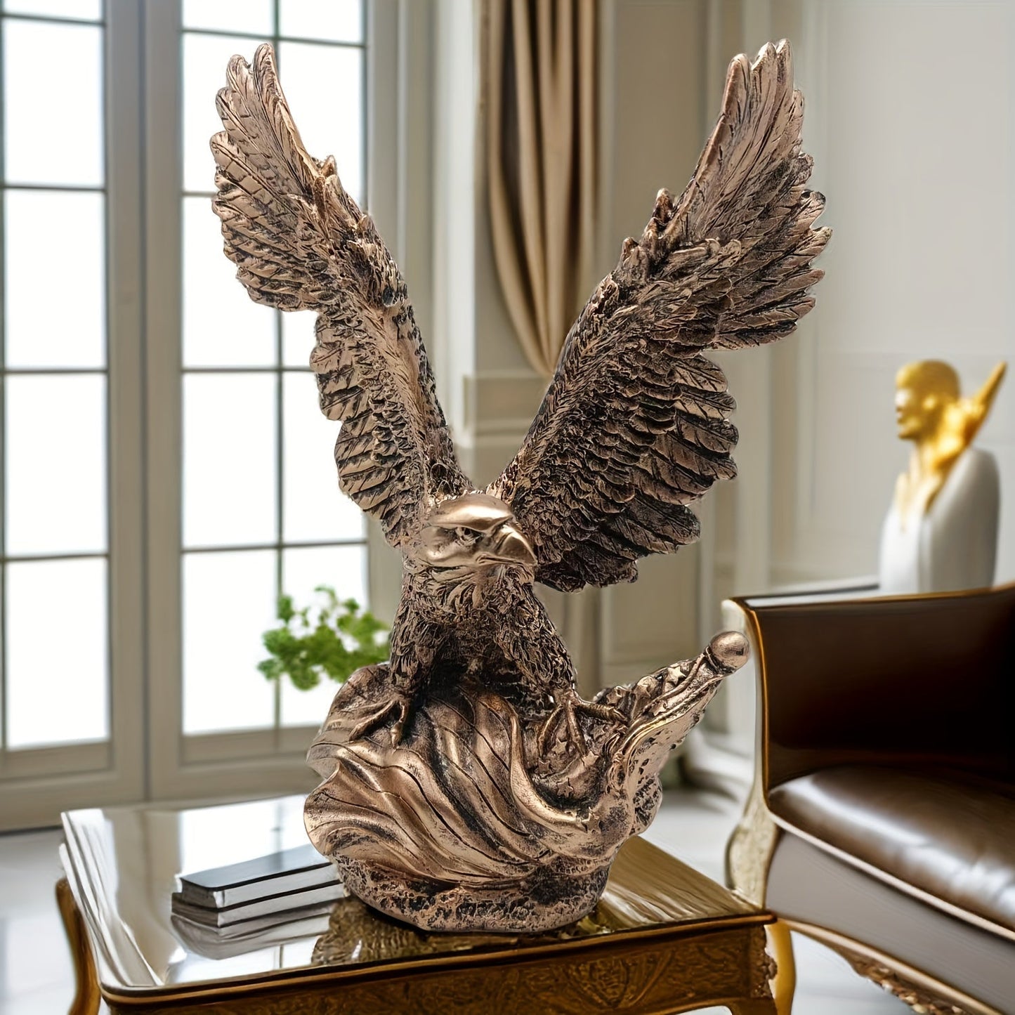 Frendorf | Luxus Beeindruckende Bronze-Adler-Skulptur