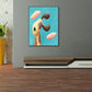 Pastellfarben Cartoon Tier Leinwand Texturiert Kinder Stil Haus Innen Wand Kunst Druck