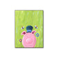 Pastellfarben Cartoon Tier Leinwand Texturiert Kinder Stil Haus Innen Wand Kunst Druck