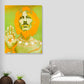 Frendorf | Pop Art Musiker Wanddekoration Leinwand Texturiertes Pastellfarben Gemälde für das Arbeitszimmer
