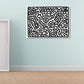 Pop Art Stil Figur Malerei Jungen Schlafzimmer Eingewickelte Leinwand in Hellfarbe, Texturiert