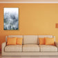 Tropisches Foto-Print Landschaft Leinwand Dunkle Farbe Texturiertes Wandkunst Dekor für Raum