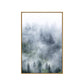 Tropisches Foto-Print Landschaft Leinwand Dunkle Farbe Texturiertes Wandkunst Dekor für Raum