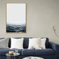 Tropisches Foto-Print Landschaft Leinwand Dunkle Farbe Texturiertes Wandkunst Dekor für Raum