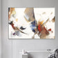 Frendorf | Braun Neu Abstract Leinwand Texturiert Modern Kunst Stil Lounge Wand Dekor, Verschiedene Größen