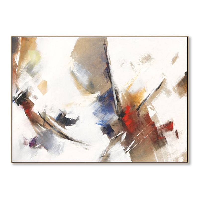 Frendorf | Braun Neu Abstract Leinwand Texturiert Modern Kunst Stil Lounge Wand Dekor, Verschiedene Größen