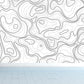 Giant Contemporary Mural Decal in Pastellfarbe Abstrakte Wandkunst, individuell bedruckt