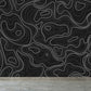 Giant Contemporary Mural Decal in Pastellfarbe Abstrakte Wandkunst, individuell bedruckt