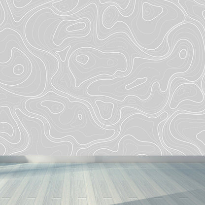 Giant Contemporary Mural Decal in Pastellfarbe Abstrakte Wandkunst, individuell bedruckt