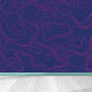Giant Contemporary Mural Decal in Pastellfarbe Abstrakte Wandkunst, individuell bedruckt