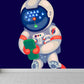Illustration Stil Astronaut Wandbild Riesen Wandverkleidung für Esszimmer, individuell bedruckt