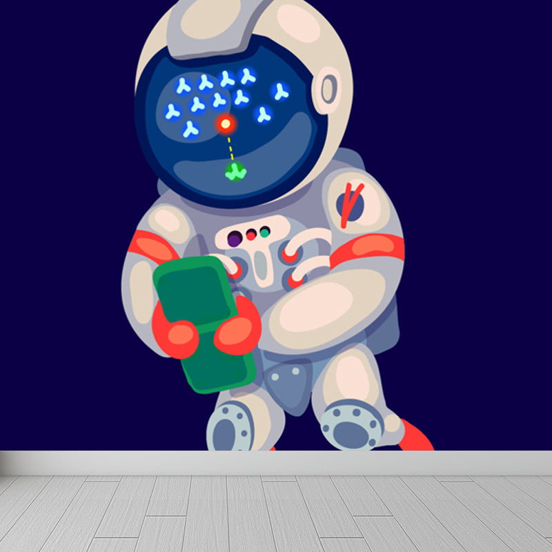 Illustration Stil Astronaut Wandbild Riesen Wandverkleidung für Esszimmer, individuell bedruckt