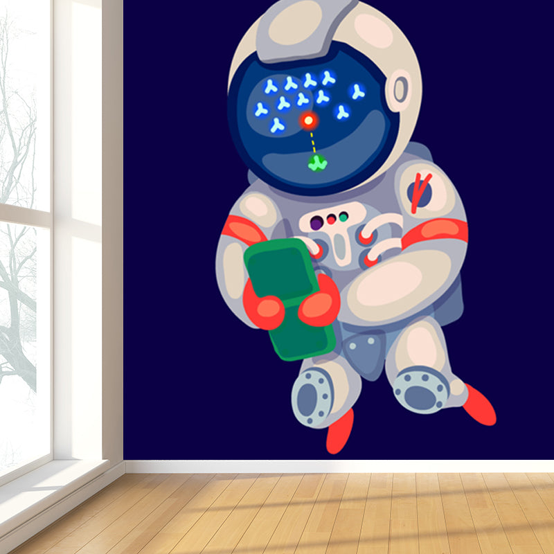 Illustration Stil Astronaut Wandbild Riesen Wandverkleidung für Esszimmer, individuell bedruckt