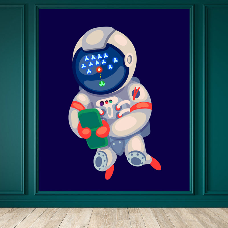 Illustration Stil Astronaut Wandbild Riesen Wandverkleidung für Esszimmer, individuell bedruckt