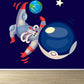 Illustration Stil Astronaut Wandbild Riesen Wandverkleidung für Esszimmer, individuell bedruckt