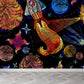 Illustration Stil Astronaut Wandbild Riesen Wandverkleidung für Esszimmer, individuell bedruckt