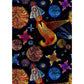 Illustration Stil Astronaut Wandbild Riesen Wandverkleidung für Esszimmer, individuell bedruckt