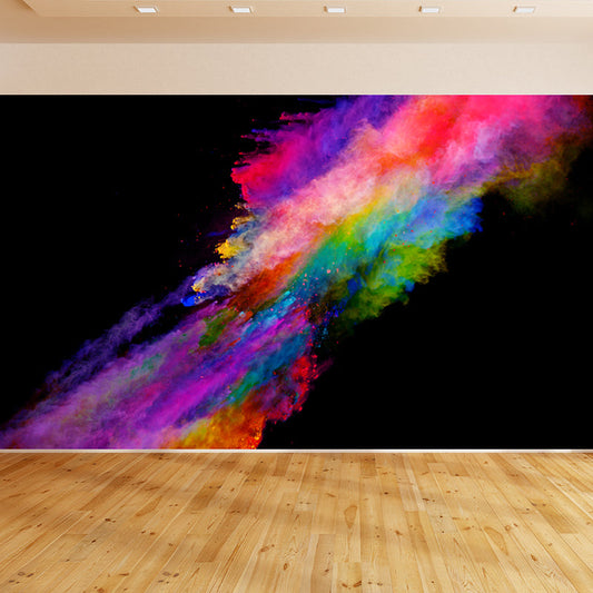 Große Partikel Wandverkleidung Wandgemälde Farbe Vollgewebte Wandkunst für Dekoration, Maßanfertigung