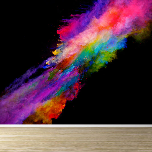 Große Partikel Wandverkleidung Wandgemälde Farbe Vollgewebte Wandkunst für Dekoration, Maßanfertigung