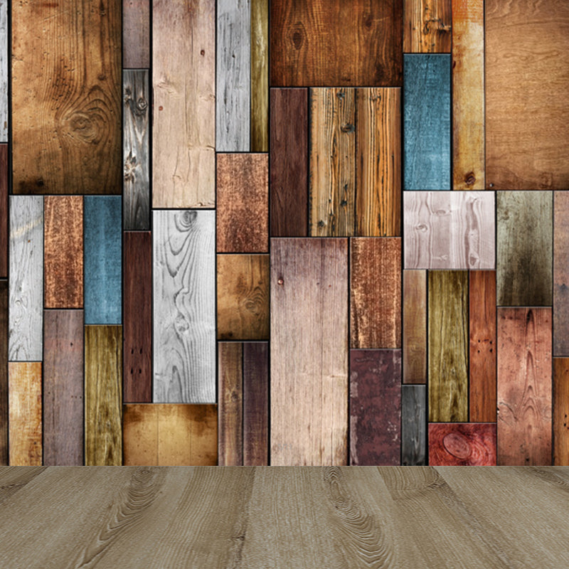 Dunkle Farbe Steampunk Wandmural Vollformat Metall-Effekt Wanddekoration für Hausinterieur