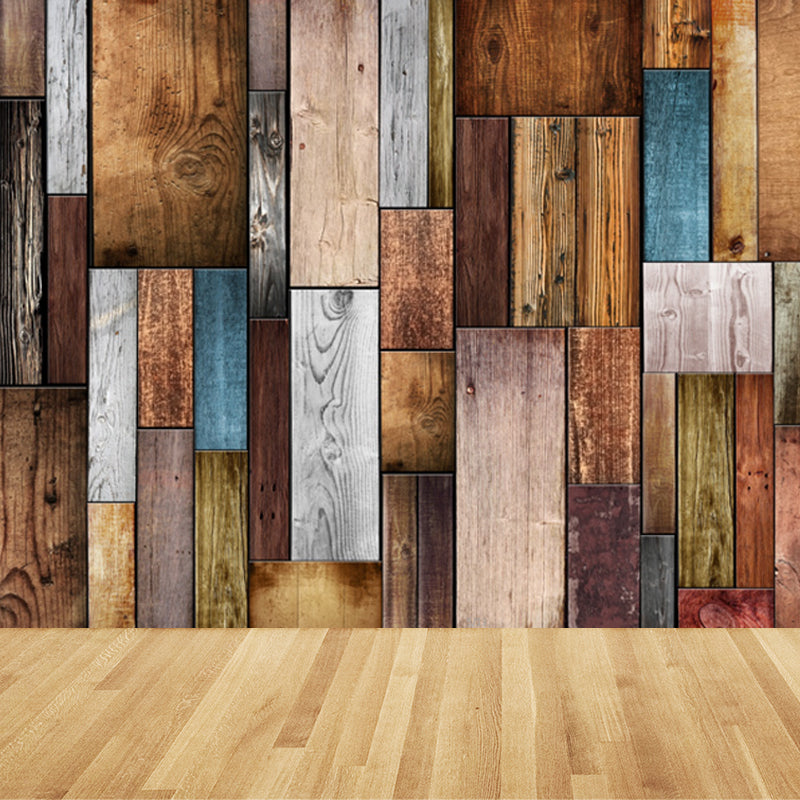 Dunkle Farbe Steampunk Wandmural Vollformat Metall-Effekt Wanddekoration für Hausinterieur